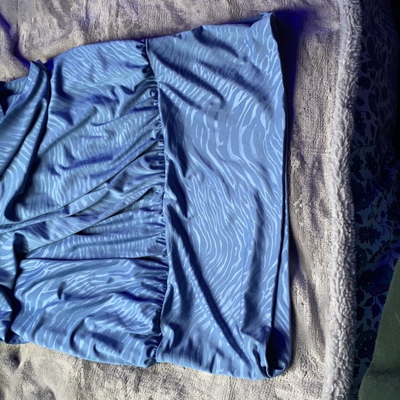 XOXO Blue animal print tank top, size S - Picture 2 of 4